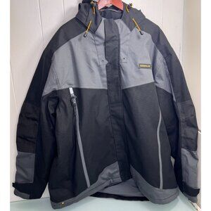 Caterpillar Black and Gray Ski Jacket